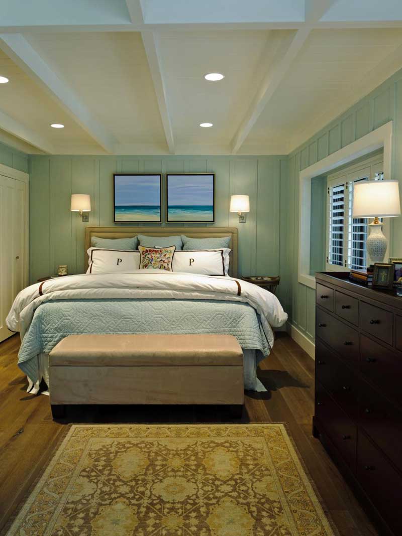 Bedroom with Sea Green Walls