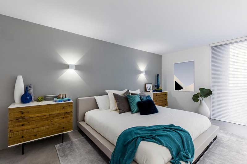 Contemporary Gray Bedroom