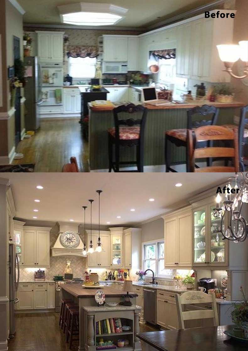 Kitchen remodel ideas before and after 16