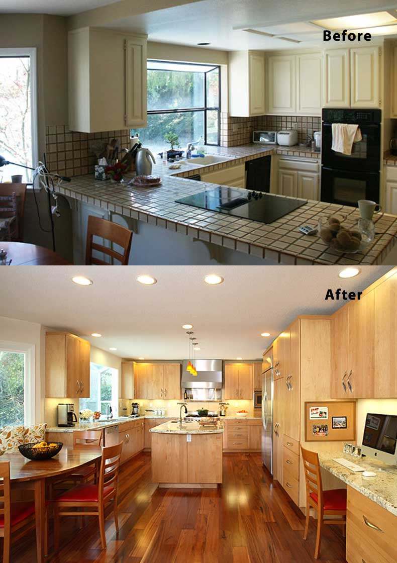 75 Kitchen Design and Remodelling Ideas (Before and After) - Homeluf