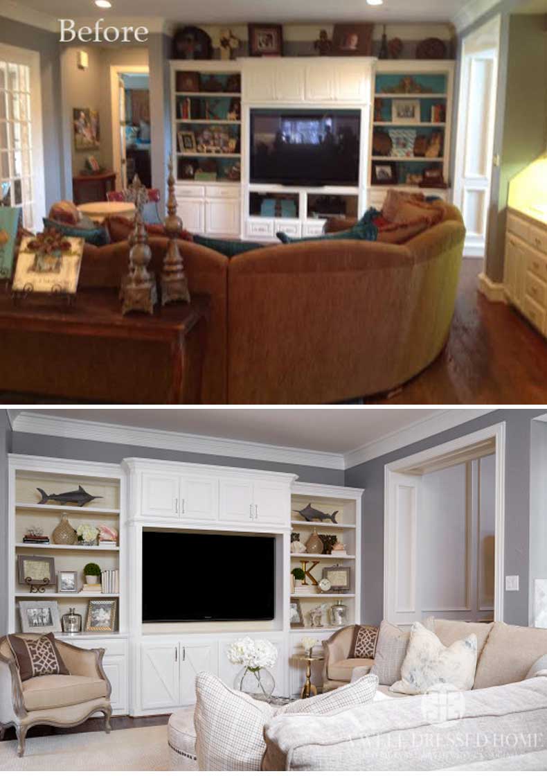 Living Room Remodels Before and After 12