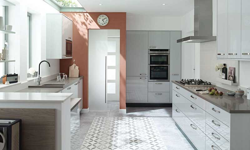 Porter Dove Grey Modern Kitchen