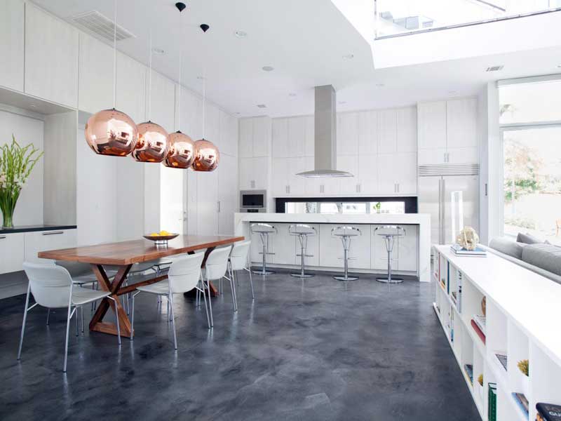 White and Gray Kitchen Design