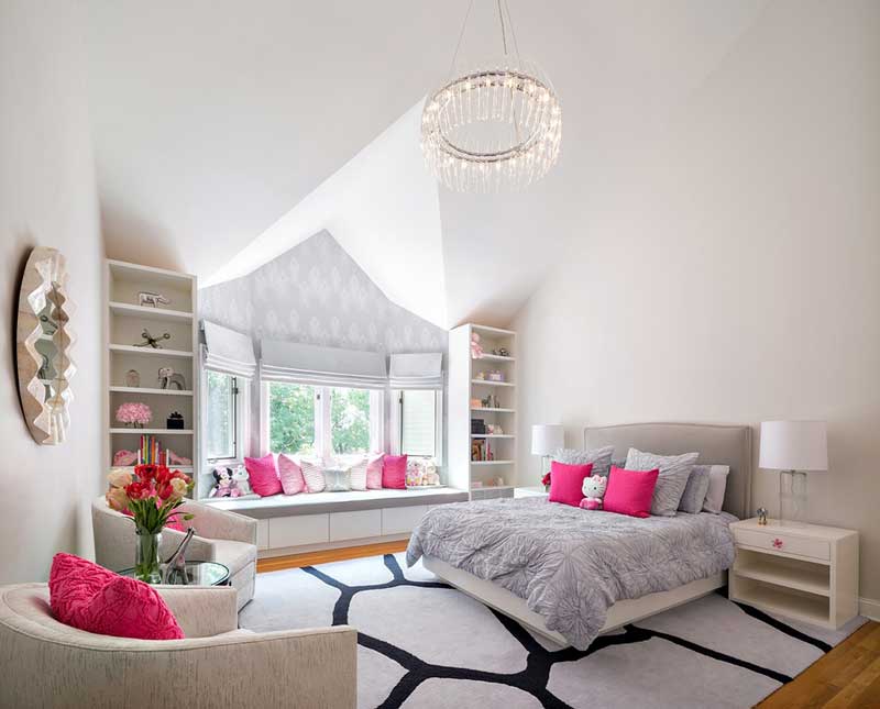 Contemporary Teenage Girl Bedroom