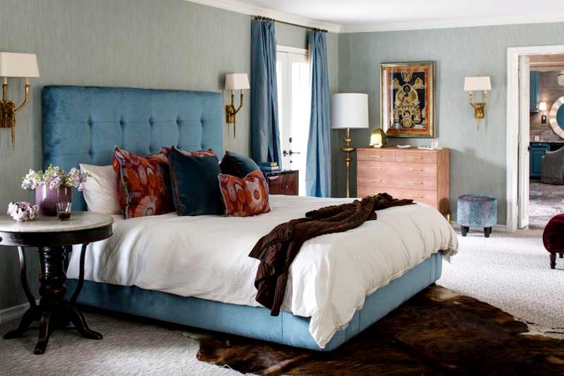 Luxurious Blue Bedroom