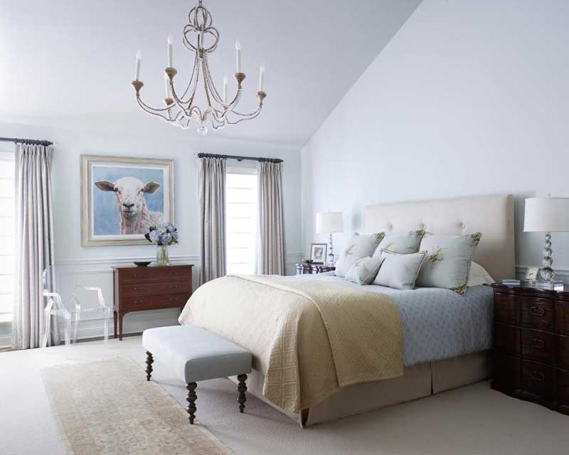 Neutral Bedroom with Soft Fabrics