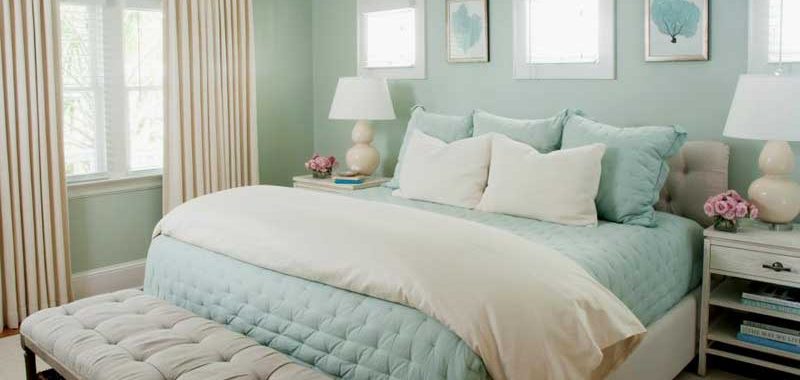Seafoam Green Bedroom color schemes