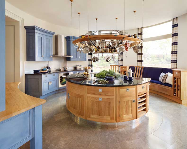 Circular Kitchen Island Units 