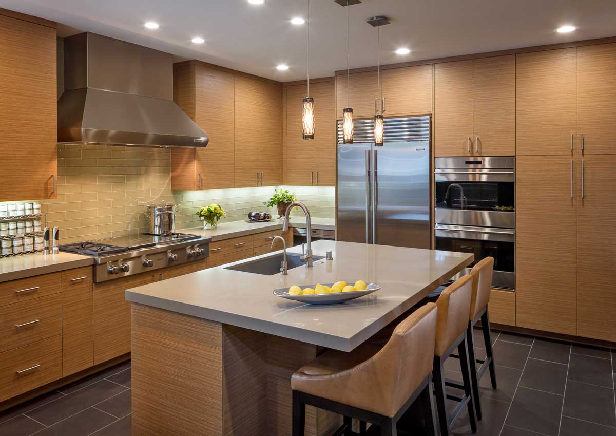 modern kitchen lighting Image