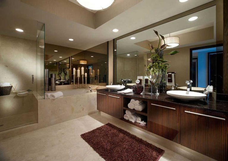 45 Bathroom Lighting Ideas to Complement the Room - Homeluf
