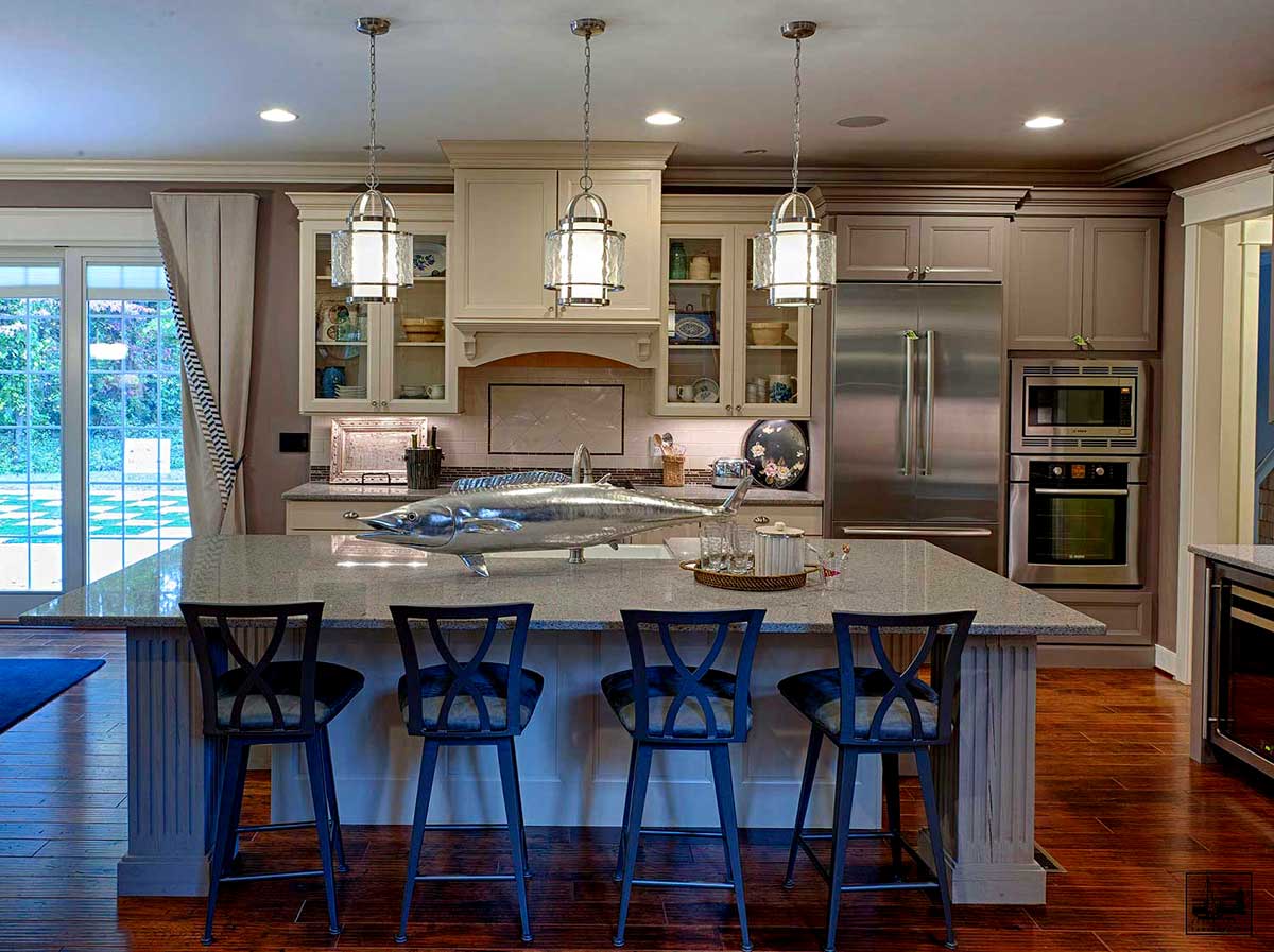 kitchen with foyer pendant light fixtures