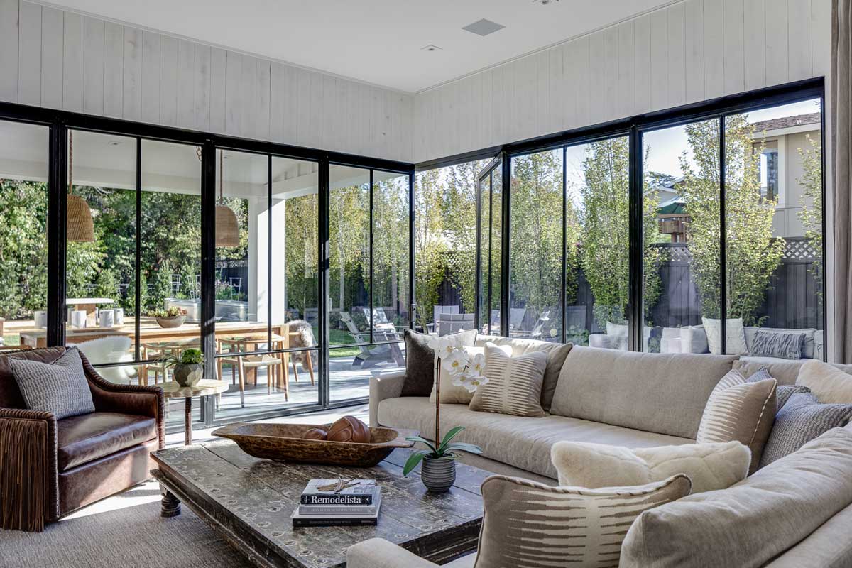 living room with natural lighting 