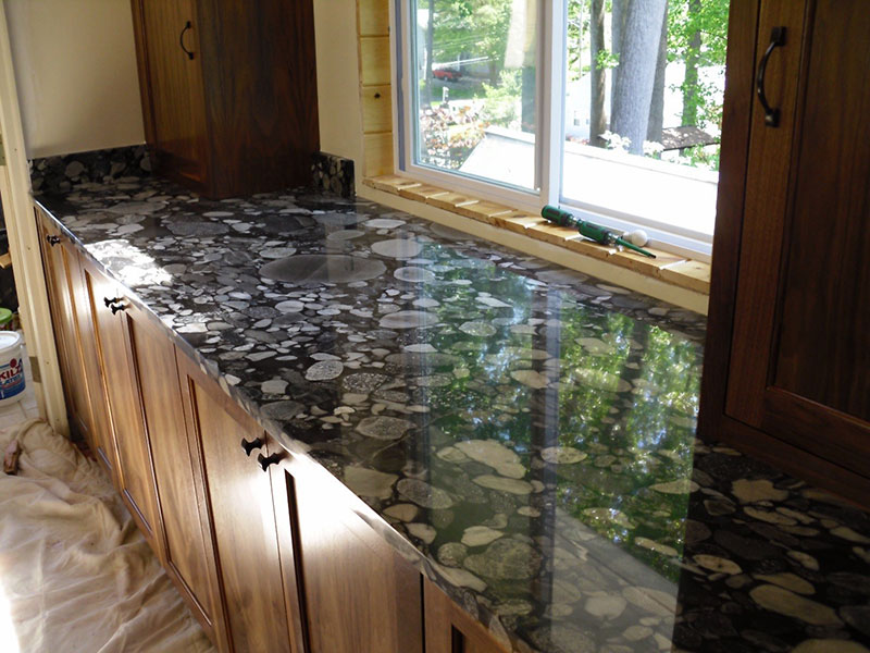 Black marinace granite countertops