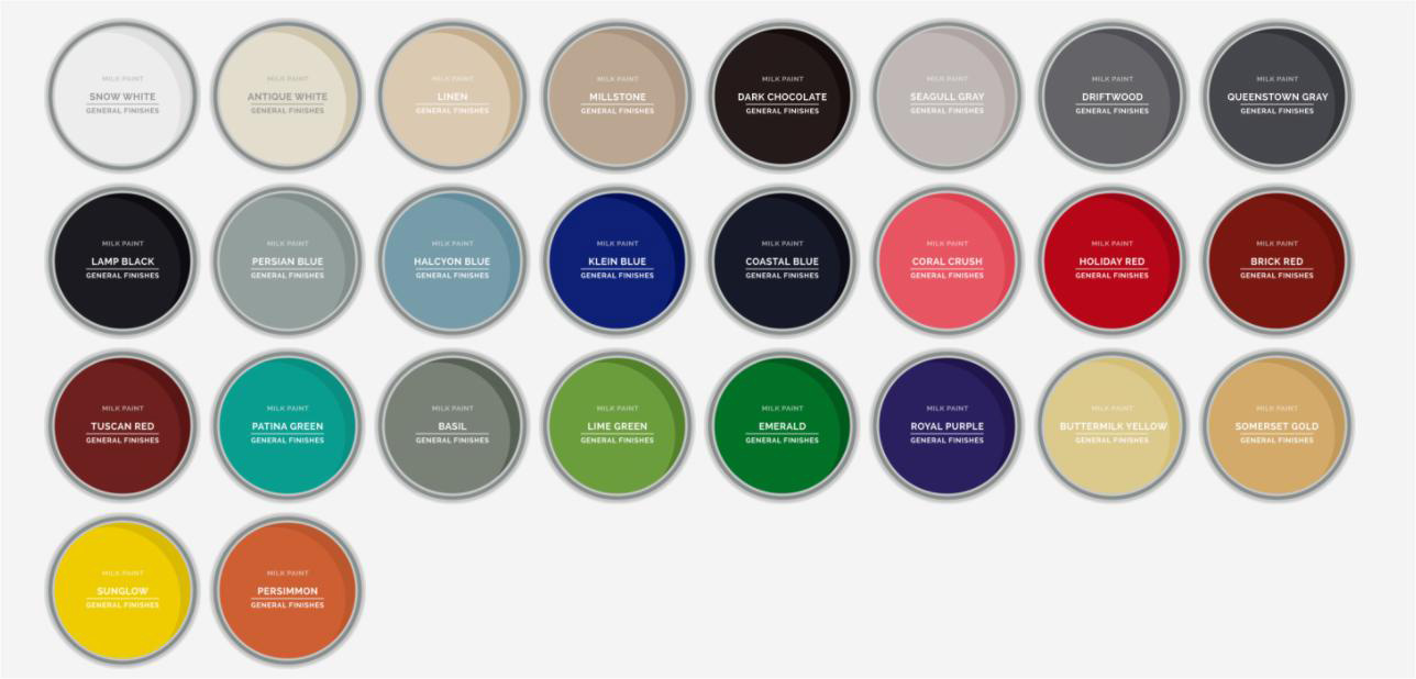 General Finishes Milk Paint Colors