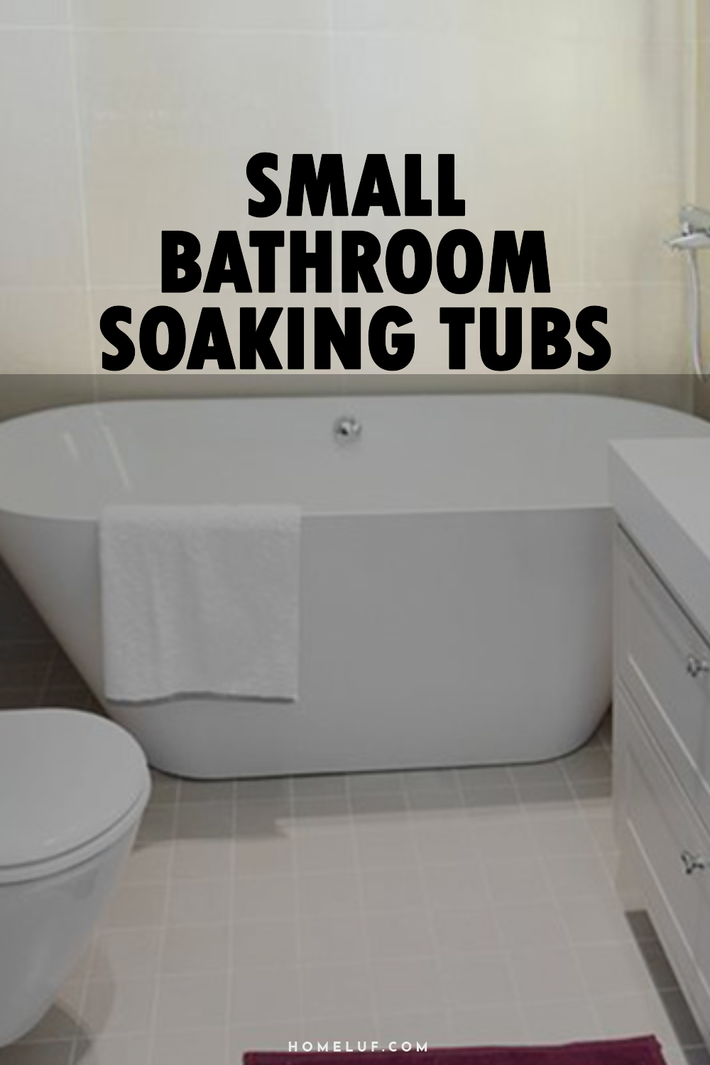Small Bathroom Soaking Tubs