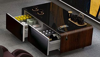 Smart Coffee Table with Refrigerator