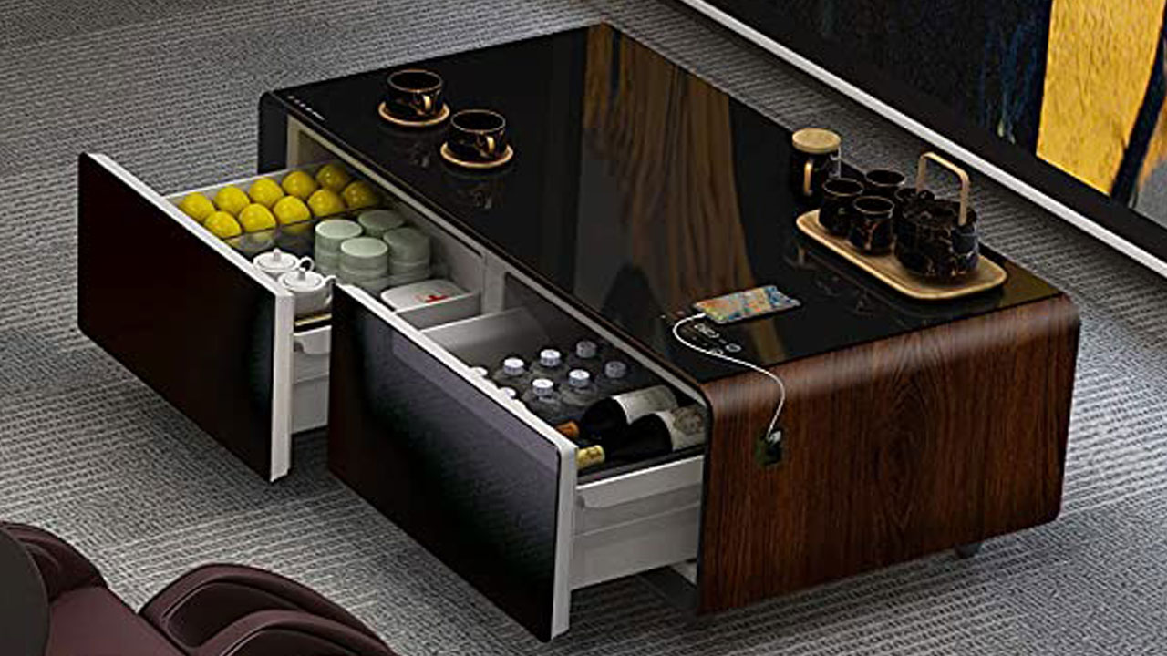 Best Smart Coffee Table with Refrigerator - Homeluf.com
