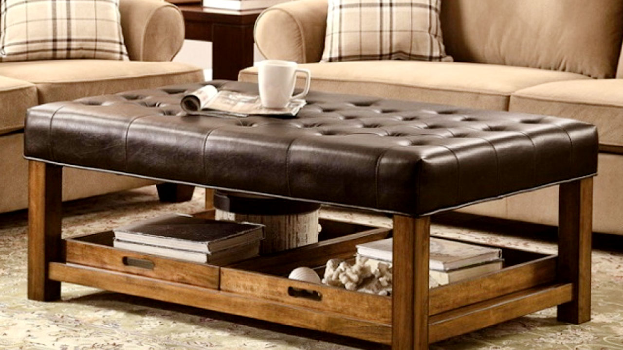 How to Choose an Ottoman as a Coffee Table - Homeluf.com