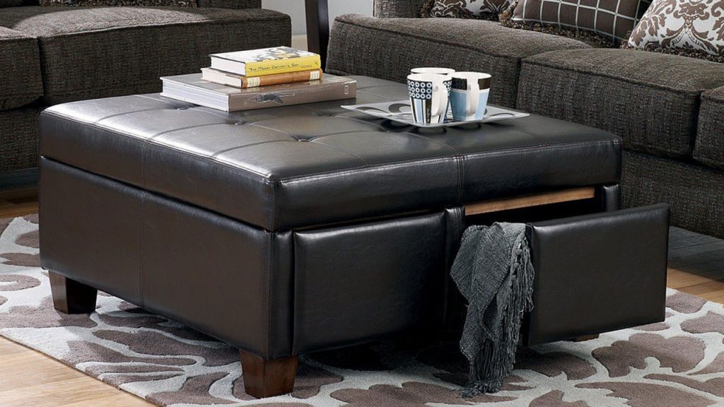 ottoman as coffee table