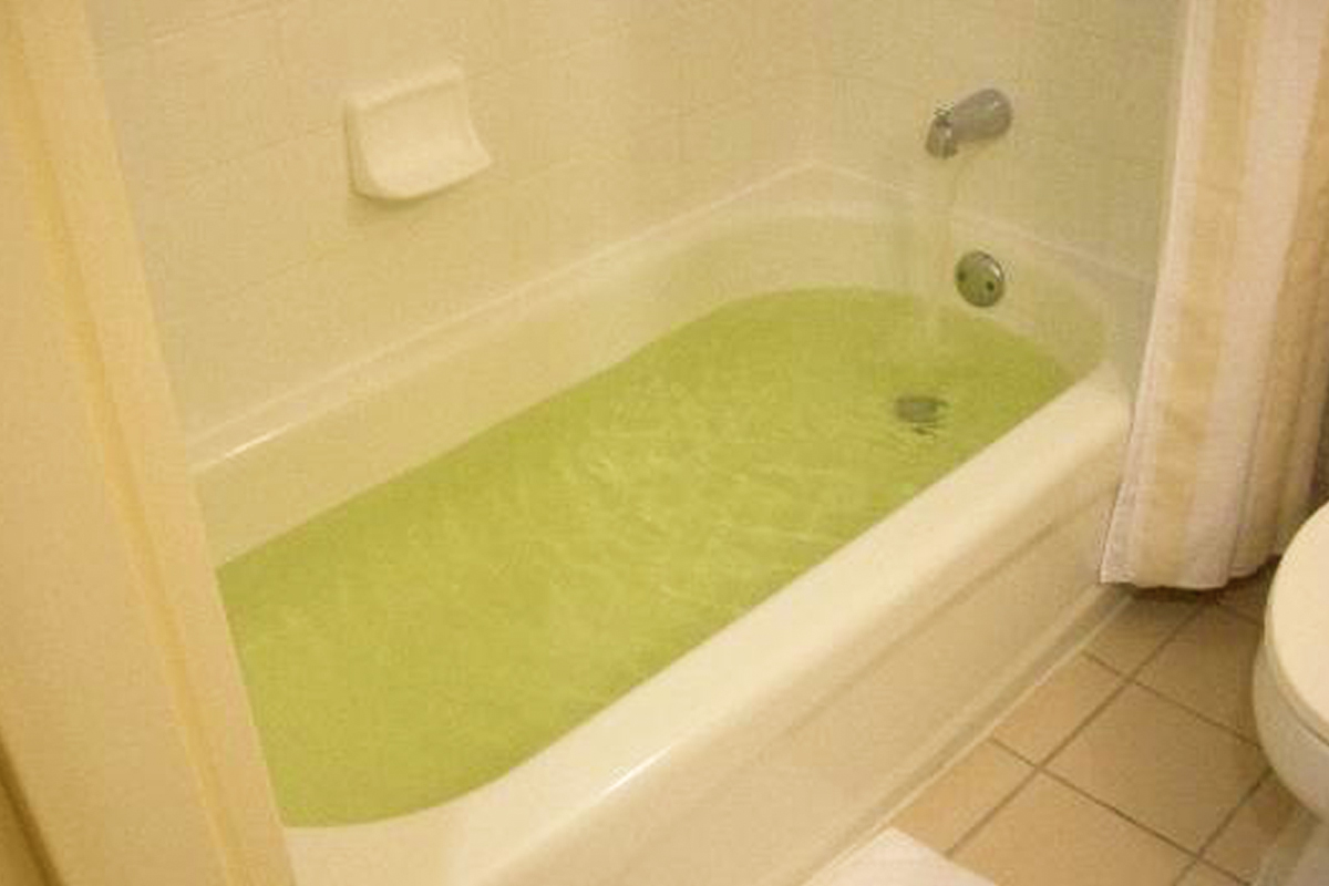 why-is-my-bathtub-water-green