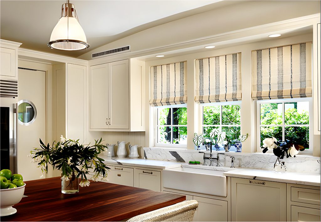 Roman Shades -for-window-over-kitchen-sink