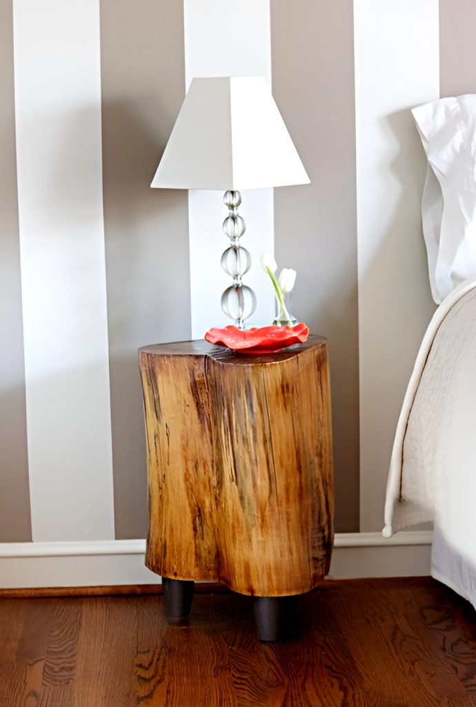 Tree Stump Nightstands