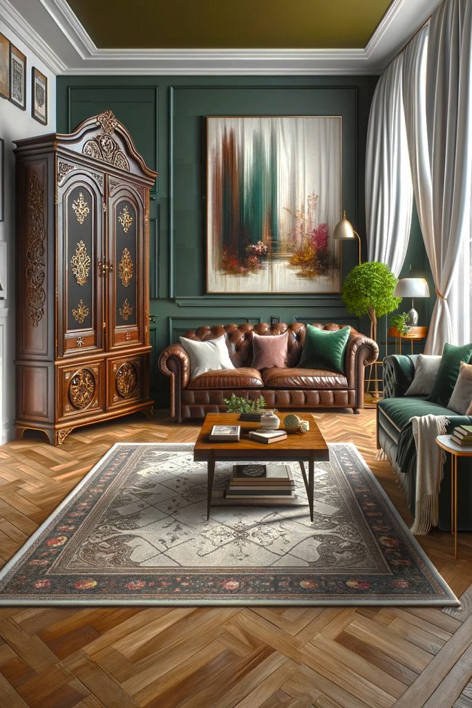 Living Room Armoire Design Ideas