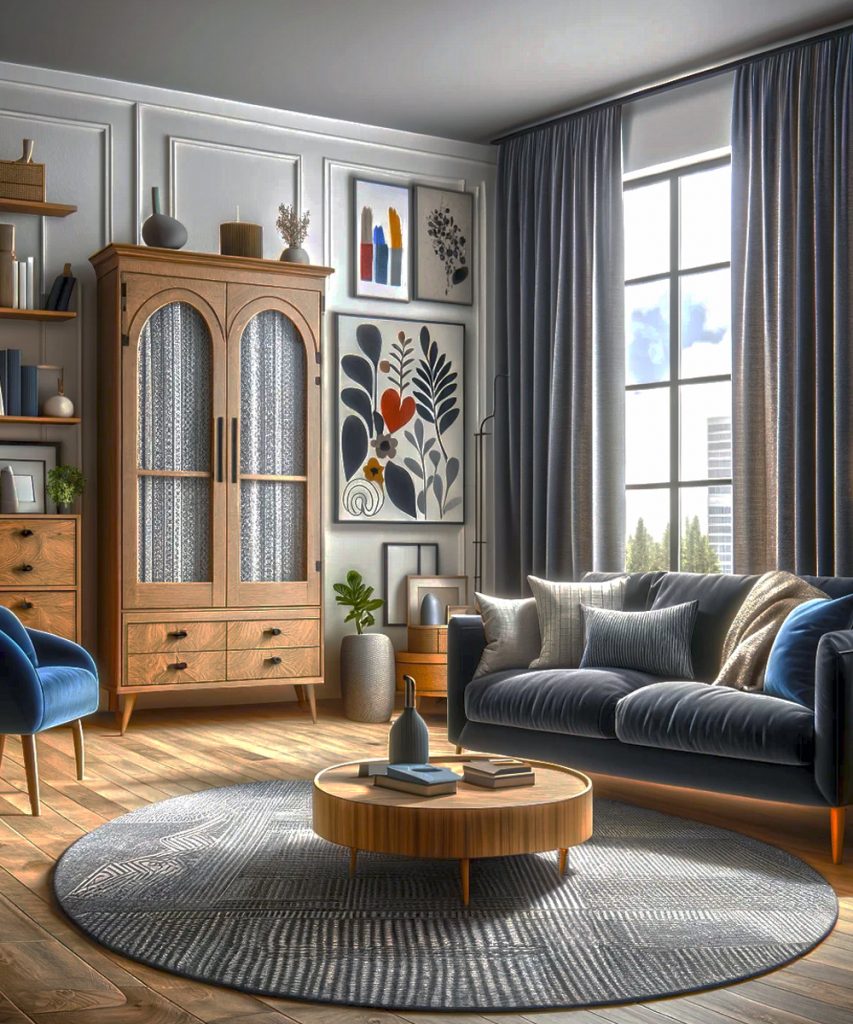 Living-Room-Armoire-Modern Minimalism Design
