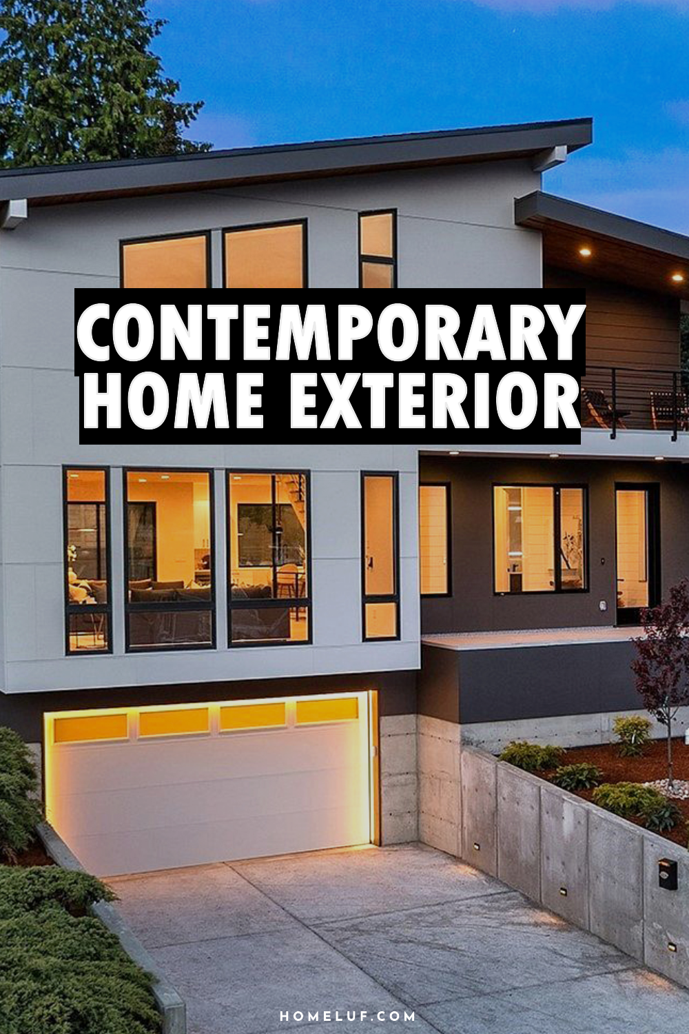 Contemporary house exterior