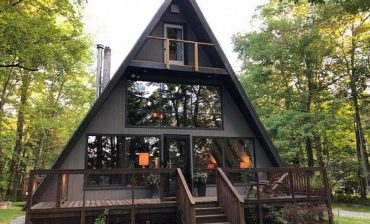 A-Frame House Exterior Makeover