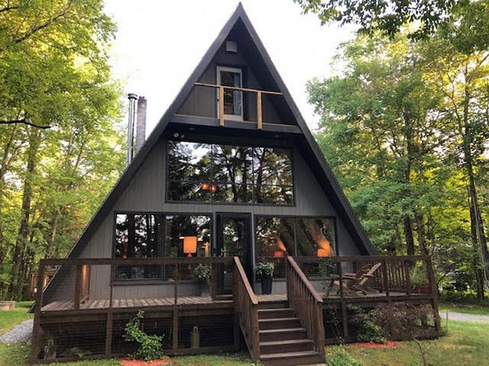 A-Frame House Exterior Makeover