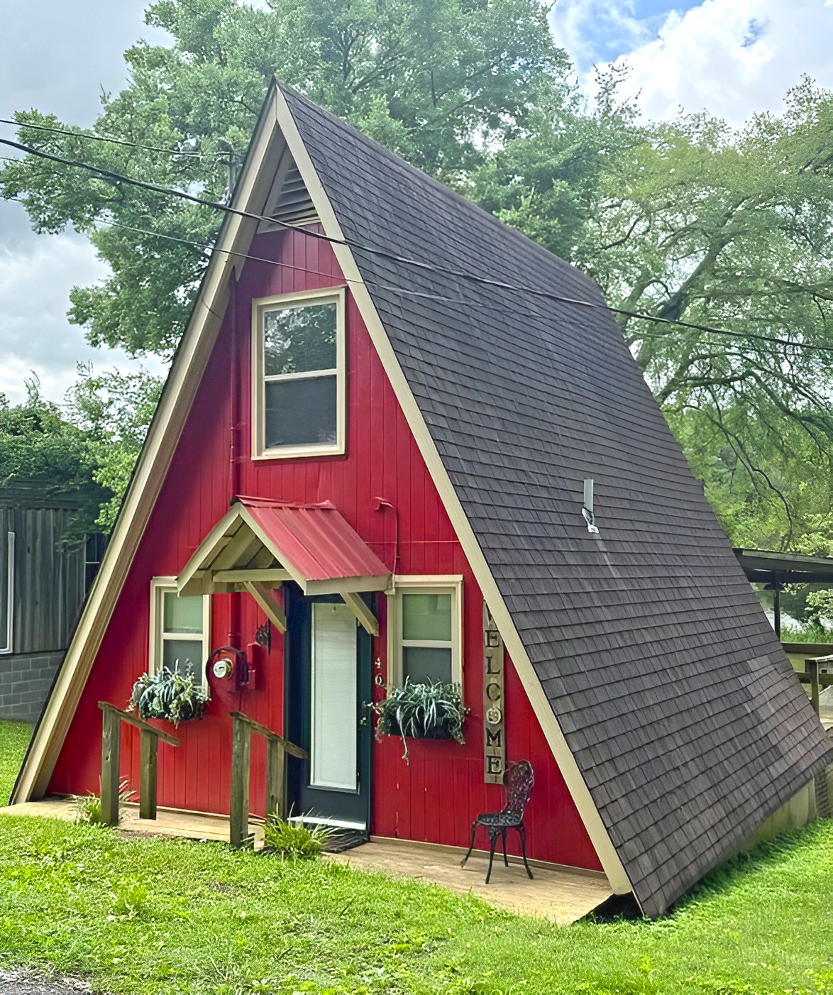 20 A Frame House Exterior Makeover Ideas That Will Make Your Cabin Shine