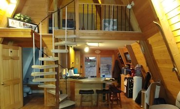 13 A-Frame House Staircase Ideas for Maximize Space and Style