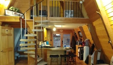 13 A-Frame House Staircase Ideas for Maximize Space and Style