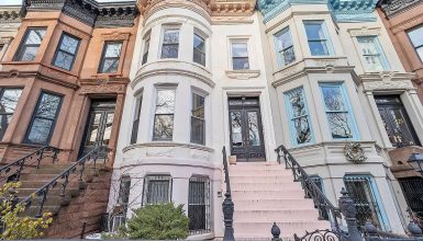 Brownstone Exterior Aesthetic