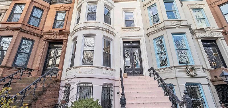 Brownstone Exterior Aesthetic