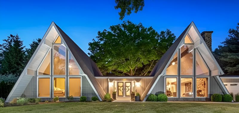 Double-A-Frame-Home Exterior Design