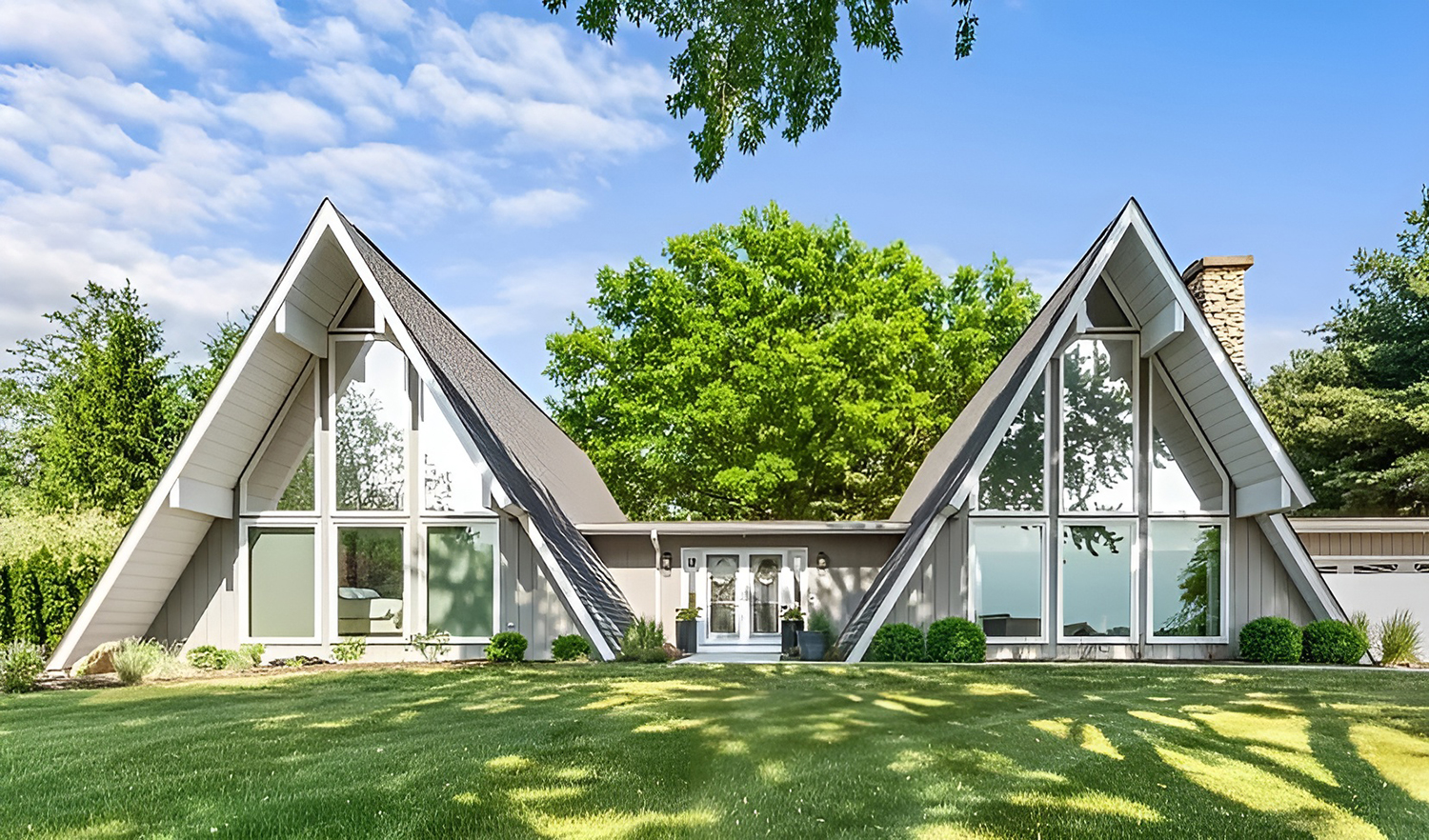 Step Inside a Stunning Double A-Frame Home