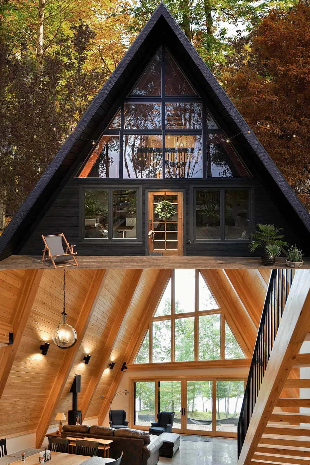 Modern A-Frame Home Floor Plan