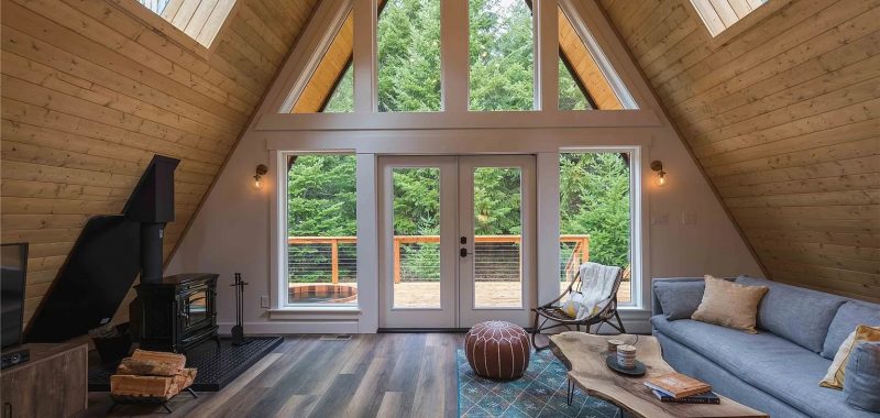 15 Cozy A-Frame Cabin Interiors