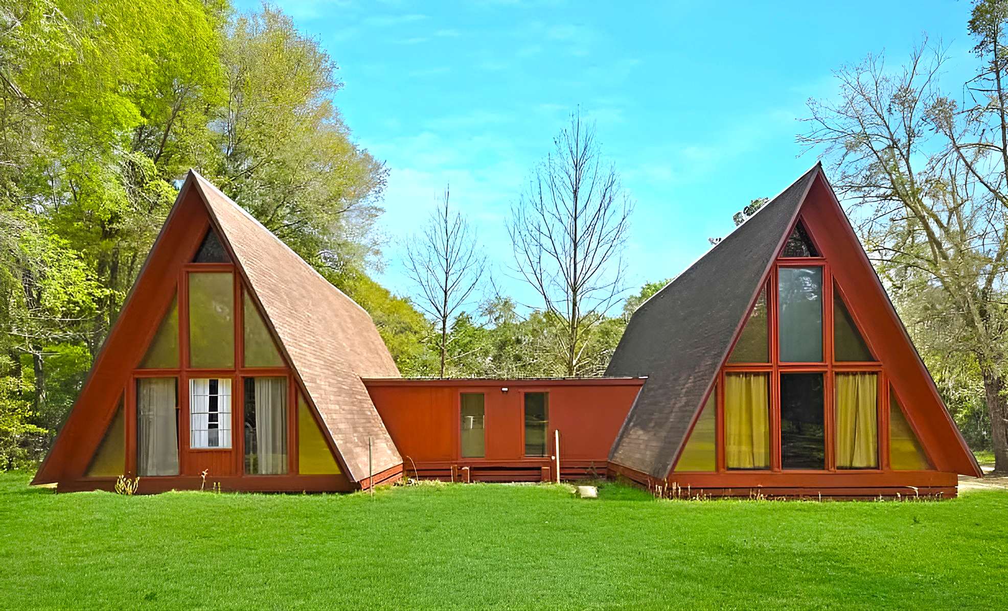 Step Inside a Charming 1973 Double A-Frame House: Inspiring Remodel Ideas