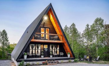 Inside the Modern A-Frame Cabin Exterior & Interior Makeover Ideas