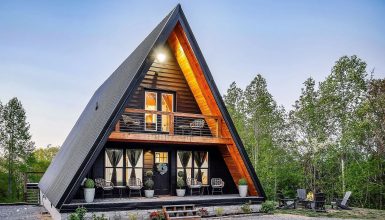 Inside the Modern A-Frame Cabin Exterior & Interior Makeover Ideas