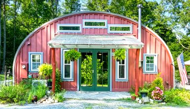 Inside Look at A Stunning Quonset Home