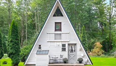 White-A-Frame-House Design