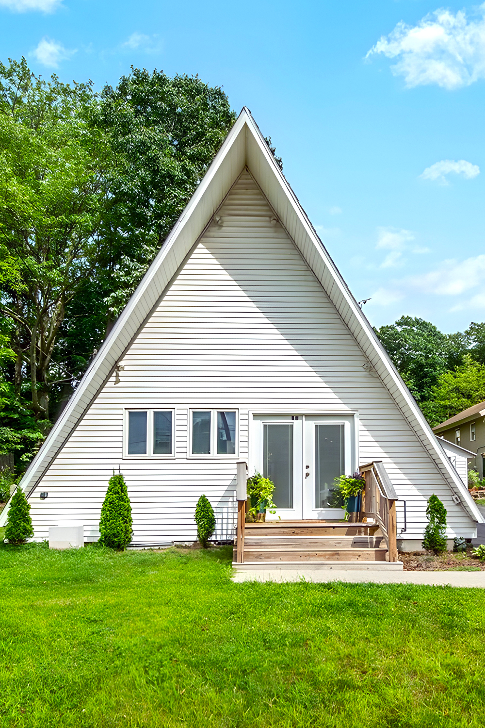 Step-Inside-a-Bright--Cozy-A-Frame-Home Exterior