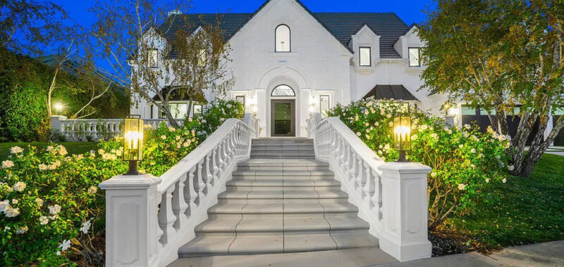 Modern French Chateau Exterior