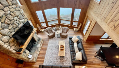 Luxury-Mountain-Home-Living-Room Design