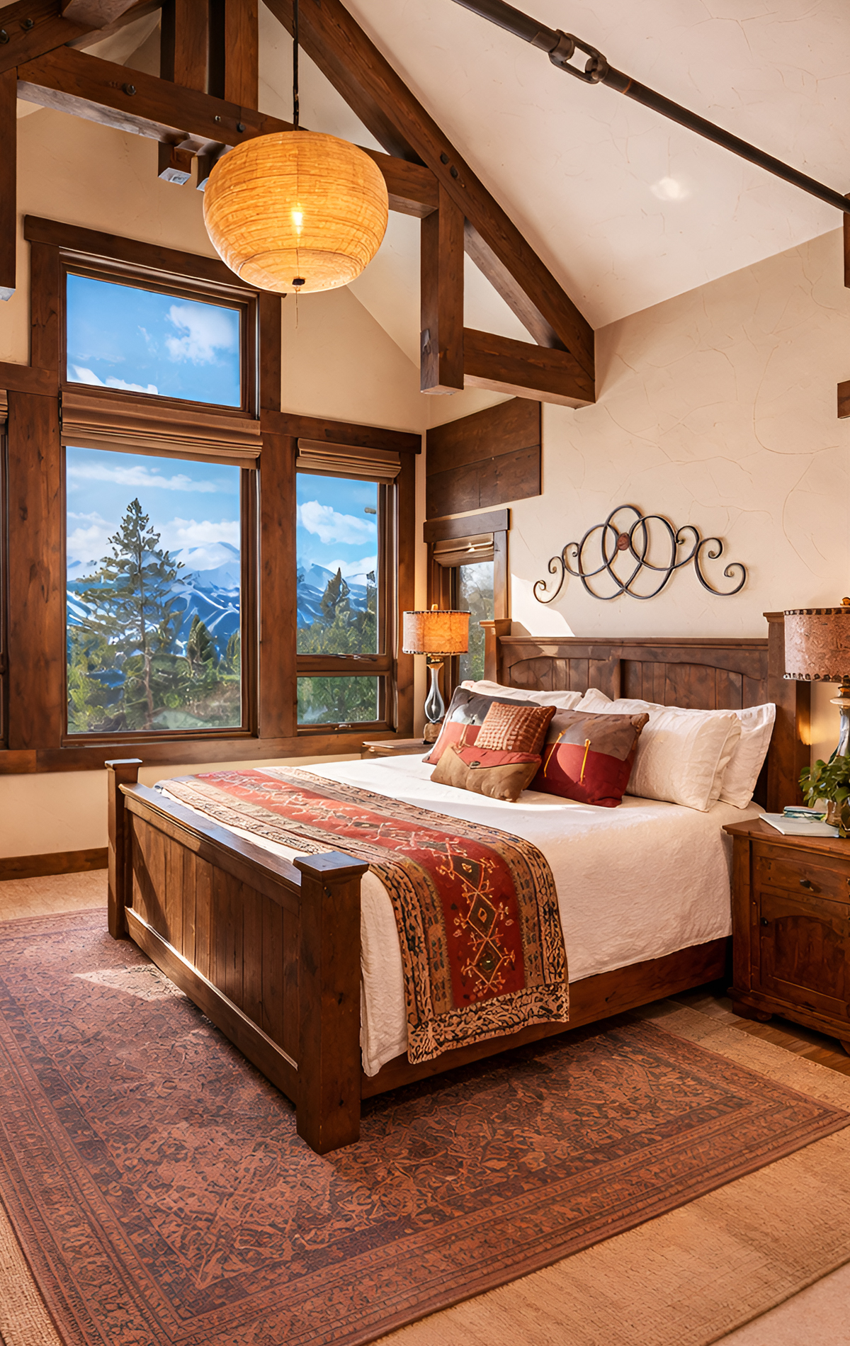 15 Boho Mountain Home Bedroom Decor Ideas