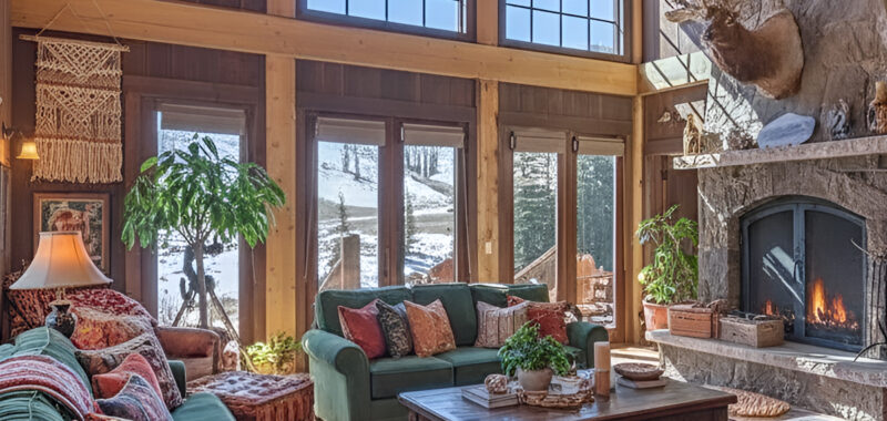 15 Boho Mountain Home Living Room Decor Ideas